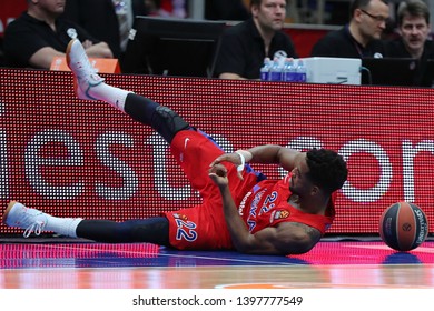 Russia. Moscow. Arena Megasport. April 16, 2019. Cory Higgins During The Euroleague Basketball Match 2018/2019 Between CSKA (Russia) & Baskonia (Spain)