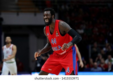 Russia. Moscow. Arena Megasport. April 18, 2019. Othello Hunter During The Euroleague Basketball Match 2018/2019 Between CSKA (Russia) & Baskonia (Spain)