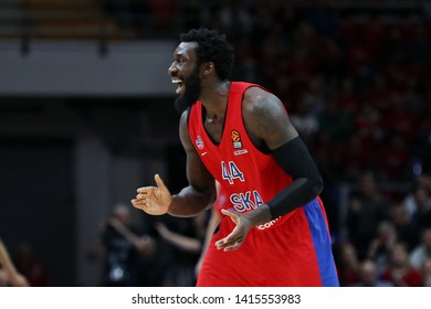 Russia. Moscow. Arena Megasport. April 18, 2019. Othello Hunter During The Euroleague Basketball Match 2018/2019 Between CSKA (Russia) & Baskonia (Spain)