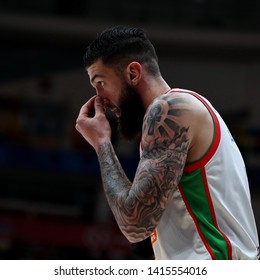 Russia. Moscow. Arena Megasport. April 18, 2019. Vincent Poirier During The Euroleague Basketball Match 2018/2019 Between CSKA (Russia) & Baskonia (Spain)