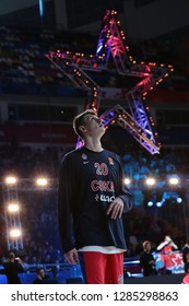 Russia. Moscow. Arena Megasport. January 11, 2019 ã. Andrey Vorontsevich Before The Euroleague Basketball Match 2018/2019 Between CSKA (Russia) Vs Maccabi (Israel)