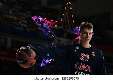 Russia. Moscow. Arena Megasport. January 11, 2019 ã. Andrey Vorontsevich Before The Euroleague Basketball Match 2018/2019 Between CSKA (Russia) Vs Maccabi (Israel)