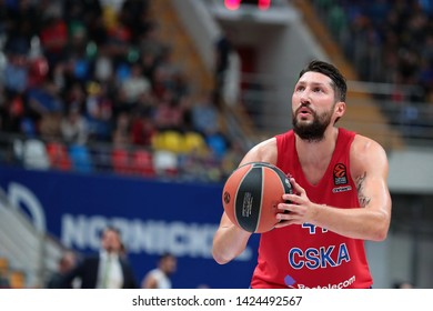 Russia. Moscow. Arena Megasport. October 18, 2018. Nikita Kurbanov During The Euroleague Basketball Match 2018/2019 Between CSKA (Russia) & Darussafaka (Turkey)