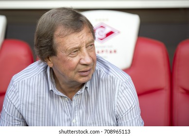 RUSSIA, MOSCOW, AUGUST 2017: Head Coach Of The Lokomotiv Moscow Football Club Yuri Semin