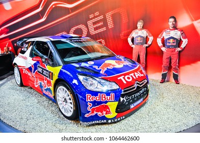 Russia, Moscow, Expocentre, 29 August - 9 September 2012: Citroen DS3 WRC 2012 Loeb/Elena At 4th Moscow International Automobile Salon (MIAS 2012)