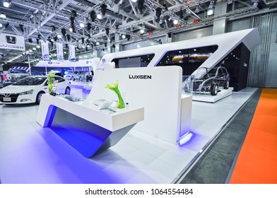 Russia, Moscow, Expocentre, 29 August - 9 September 2012: Luxgen booth at 4th Moscow International Automobile Salon (MIAS 2012) - Shutterstock ID 1064554484