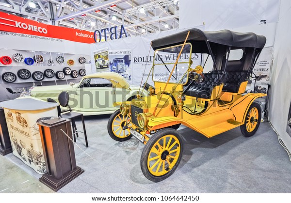 Russia, Moscow, Expocentre,\
29 August - 9 September 2012: Ford T 1910 at Rolling Wheels\
magazine booth at 4th Moscow International Automobile Salon (MIAS\
2012)