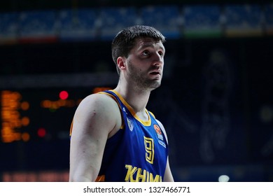 Russia. Moscow Region. Arena Mytishchi. February 28, 2019 ã. Stefan Markovic During The Euroleague Basketball Match 2018/2019 Between Khimki (Russia) And Olimpia Milan (Italy)