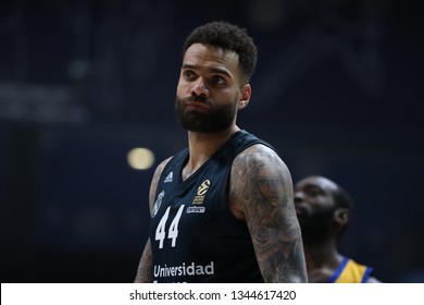 Russia. Moscow Region. Arena Mytishchi. March 14, 2019. Jeffery Taylor During The Euroleague Basketball Match 2018/2019 Between Khimki (Russia) & Real (Spain)