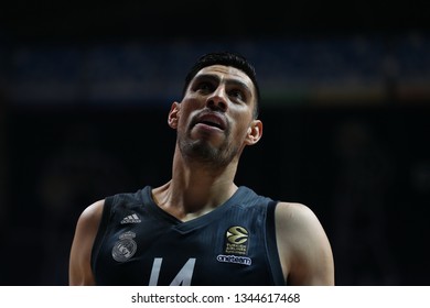 Russia. Moscow Region. Arena Mytishchi. March 14, 2019. Gustavo Ayon During The Euroleague Basketball Match 2018/2019 Between Khimki (Russia) & Real (Spain)