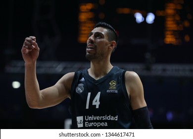 Russia. Moscow Region. Arena Mytishchi. March 14, 2019. Gustavo Ayon During The Euroleague Basketball Match 2018/2019 Between Khimki (Russia) & Real (Spain)