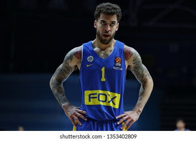 Russia. Moscow Region. Arena Mytishchi. March 22, 2019. Scottie Wilbekin During The Euroleague Basketball Match 2018/2019 Between Khimki (Russia) & Maccabi (Israel)