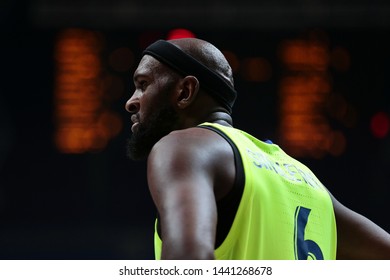 Russia. Moscow Region. Arena Mytishchi. November 9, 2018. Chris Singleton During The Euroleague Basketball Match 2018/2019 Between Khimki (Russia) & Barcelona (Spain)