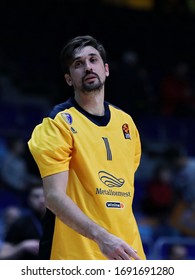 Russia. Moscow Region. Arena Mytishchi. December 6, 2019. Alexey Shved Before The Euroleague Basketball Match 2019/2020 Between Khimki (Russia) & Barcelona (Spain)