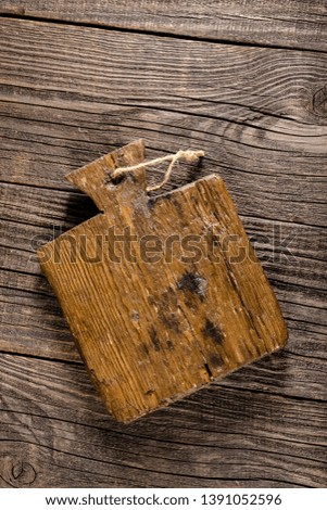 Similar – Image, Stock Photo brown wooden kitchen cutting board