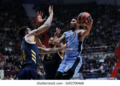 Russia. Saint-Petersburg. Sibur Arena. November 29, 2019. Jeffery Taylor & Andrew Albicy During The Euroleague Basketball Match 2019/2020 Between Zenit (Russia) & Real Madrid (Spain)