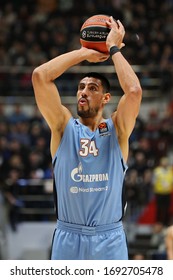 Russia. Saint-Petersburg. Sibur Arena. November 29, 2019. Gustavo Ayon During The Euroleague Basketball Match 2019/2020 Between Zenit (Russia) & Real Madrid (Spain)