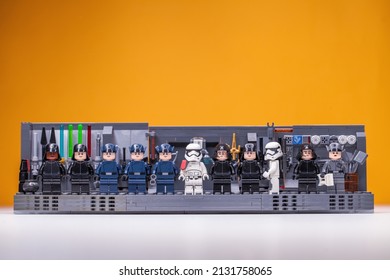 RUSSIA, SAMARA, FEBRUARY 7, 2022 - Lego Star Wars minifigures episodes 7-9