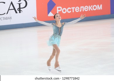 Russia. Saransk. December 21, 2018. Russian Figure Skating Championships-2019. Ladies. Short Program. Anna Shcherbakova.