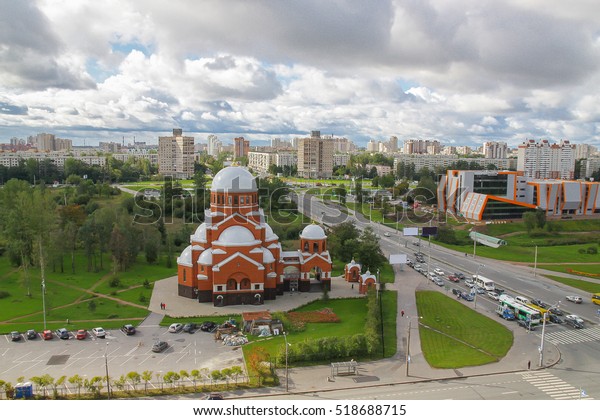 Russia. St. Peterburg. Temple Presentation of the\
Lord at Civil Avenue.