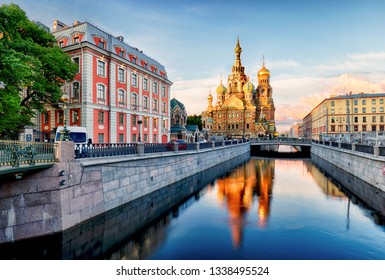 Russia, St. Petersburg - Church Saviour on Spilled Blood - Shutterstock ID 1338495524