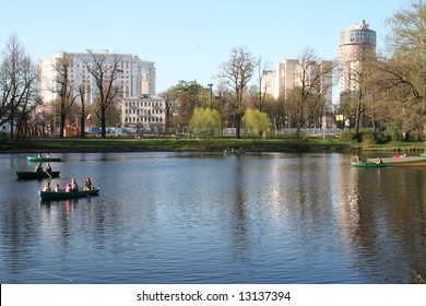 Russia. St-Petersburg City. Park On The Krestovsky Island.