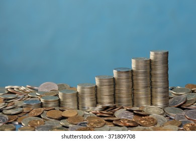 Russian coins taken in the studio with artificial light - Shutterstock ID 371809708
