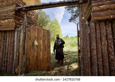 Russian Federation, Khanty-Mansi Autonomous Okrug – Yugra, Surgut, The Sayma Park, June 9, 2019: Historical Festival 