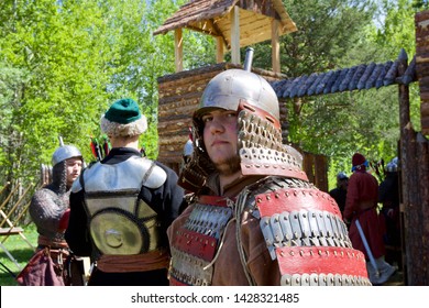 Russian Federation, Khanty-Mansi Autonomous Okrug – Yugra, Surgut, The Sayma Park, June 9, 2019: Historical Event 