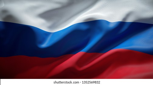 Russian Flag. Russia.