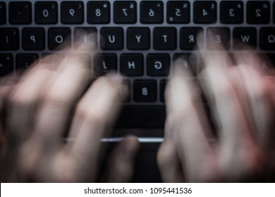 Russian hacker hacking the server in the dark