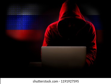 Russian Hooded  Hacker