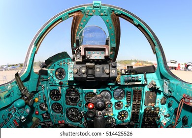 Russian Jet Fighter Cockpit.