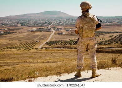 Russian Military In Syria. Military Patrol