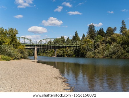 Russian River Bridge in Guerneville, California