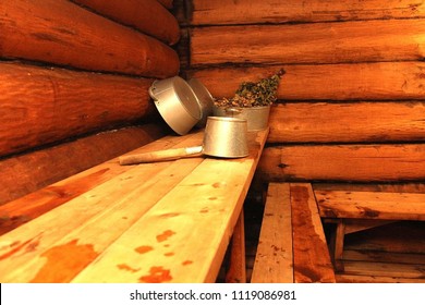 Russian Sauna Banya Interior