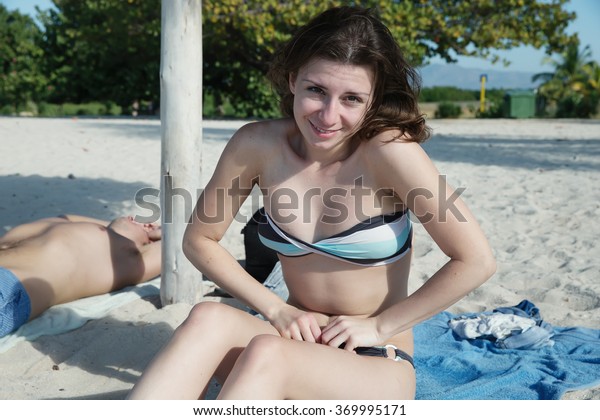 Teen Women Sunbathing