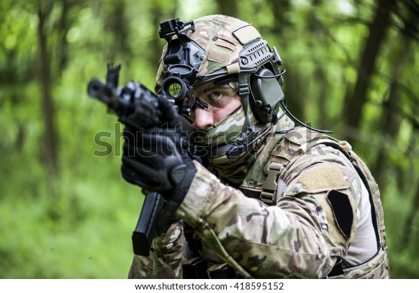 Russian Special Forces Stock Photo (Edit Now) 418595152