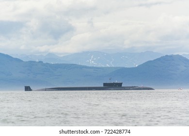 Russian Submarine On Parade