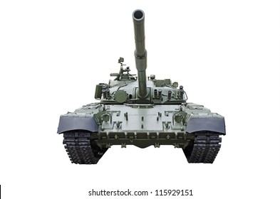 Russian Tank, Isolated Over White