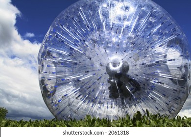 Russian Zorb On The Grass