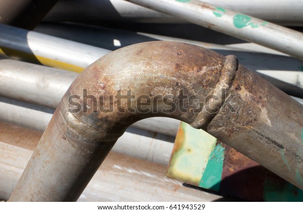 Rust and Corrosion on pipe
line