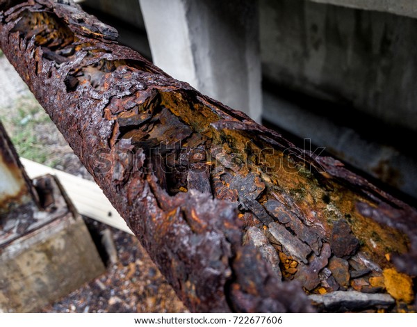 Rust Corrosion Pipeline Metal Skincorrosion Metalrust Stock Photo (Edit ...