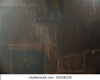rust iron wall