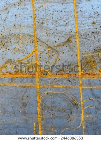 Rust marks on new mild steel plate