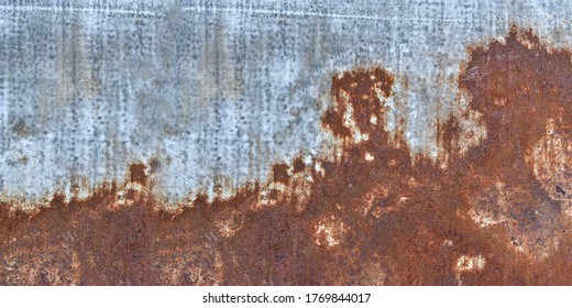 Rust metal plate texture  Abstract rusted background for design exterior decoration   industrial construction  panorama picture 