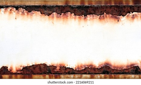 Rust metals Corrosive Rust old iron white  Use as illustration for presentation  grunge rusted metal texture                               