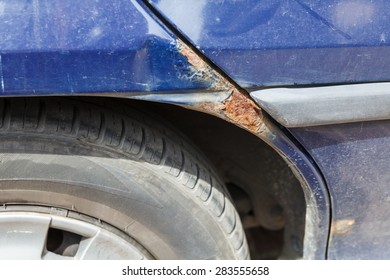 Rust On The Car Fender