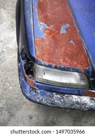 Rust on the front of the car