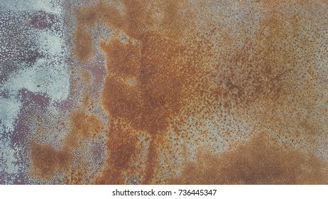  Rust on the old car hood. metal rust background 